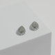 Pear-shaped Diamond Earrings With 94 Natural Diamonds